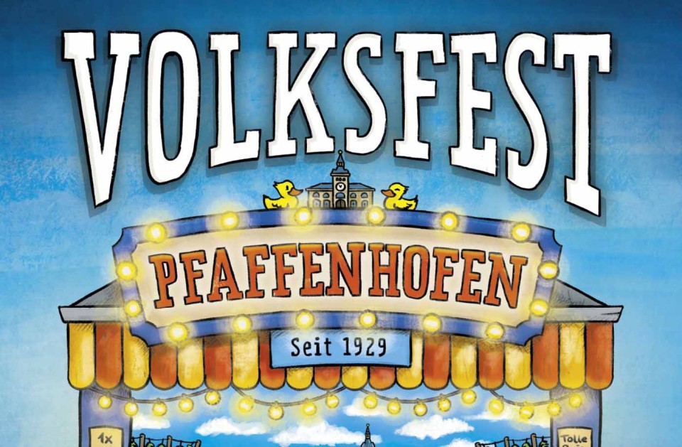 Volksfestplakat Pfaffenhofen 2019